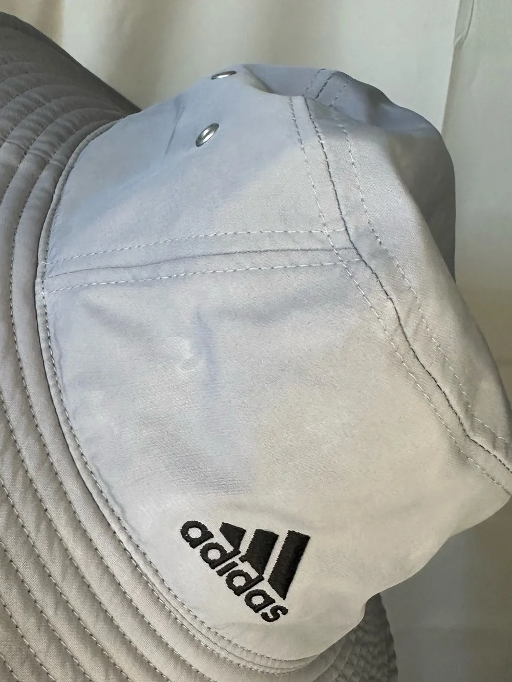 adidas Victory Bucket Hat in grey.